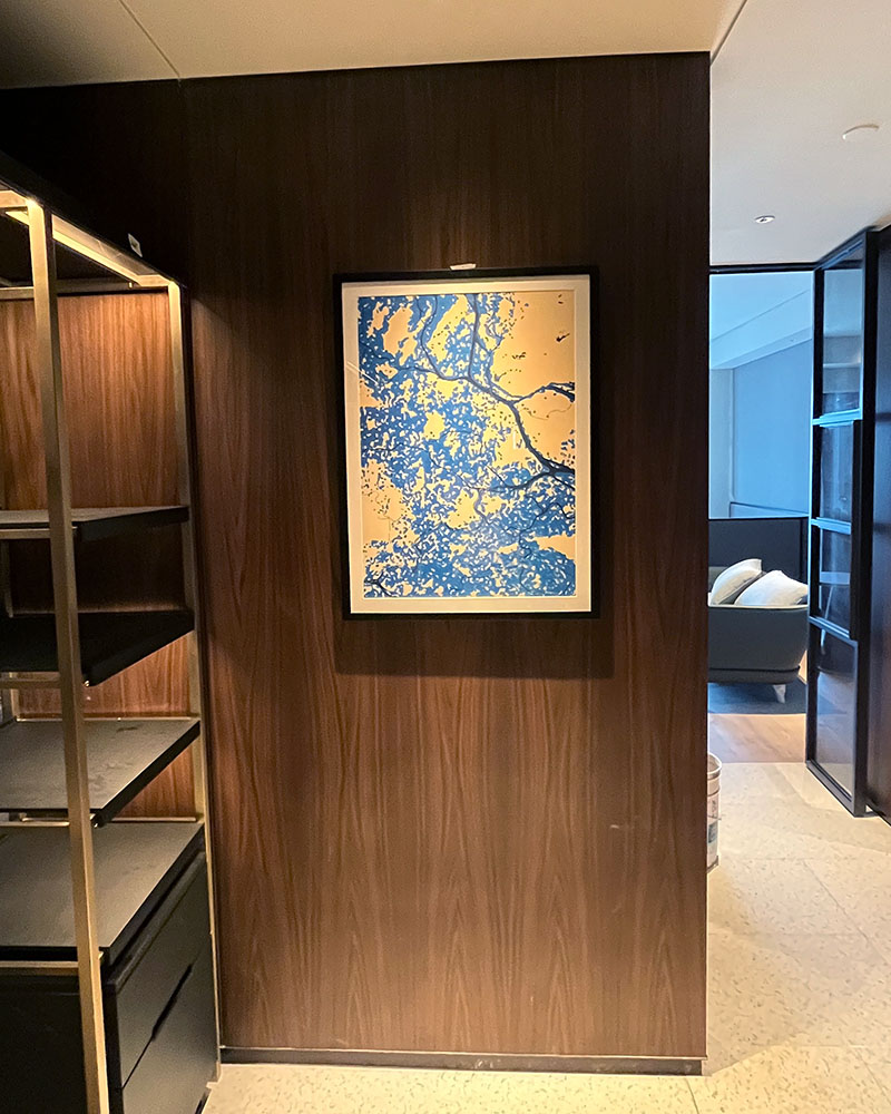 墙面装饰画，广州新世界酒店