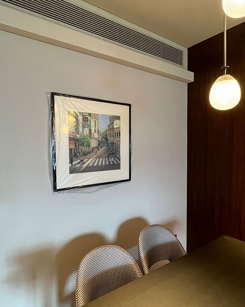 墙面装饰画，广州新世界酒店