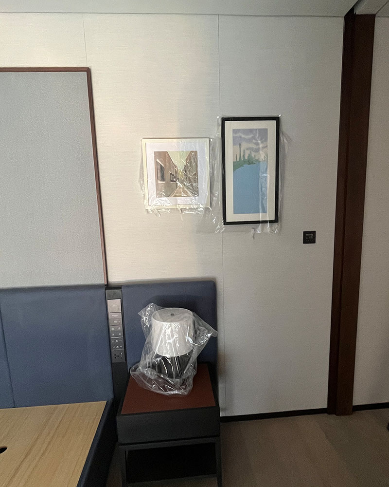 墙面装饰画，广州新世界酒店